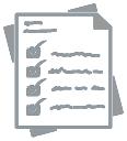 Paper checklist icon