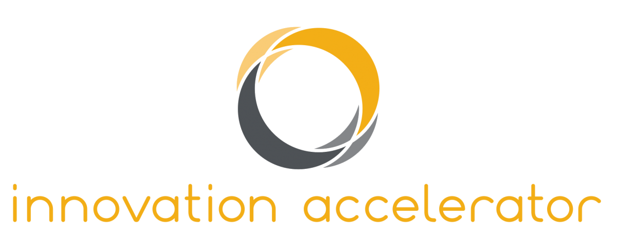 The logo of Innovation Accelerator.