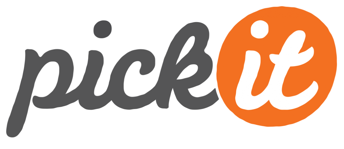 The logo of Pickit.