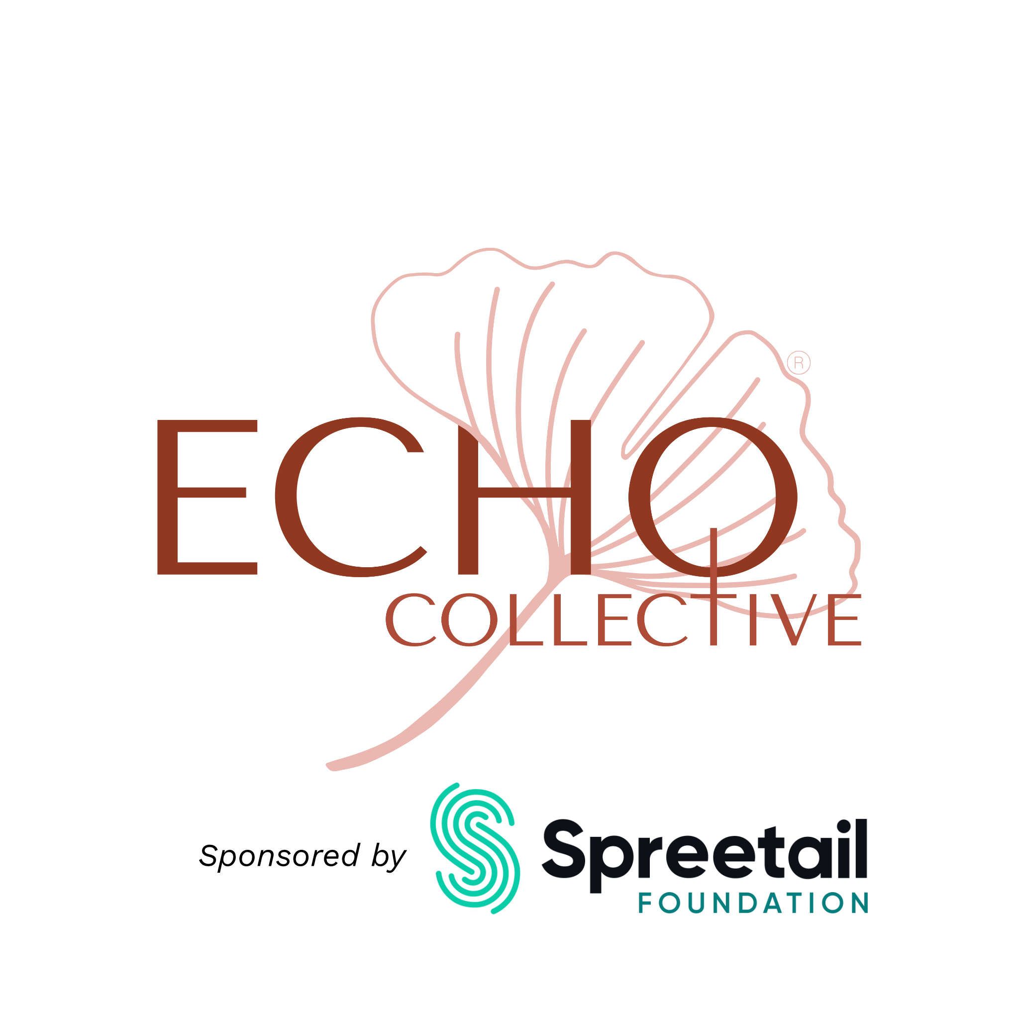 The logo of ECHO Collective sponsored by Spreetail Foundation.