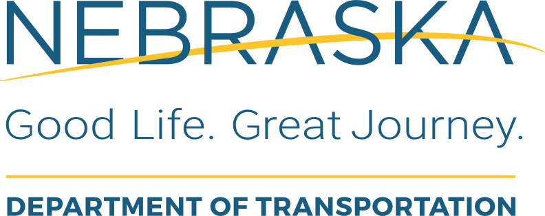 The logo of Nebraska Department of Transportation.