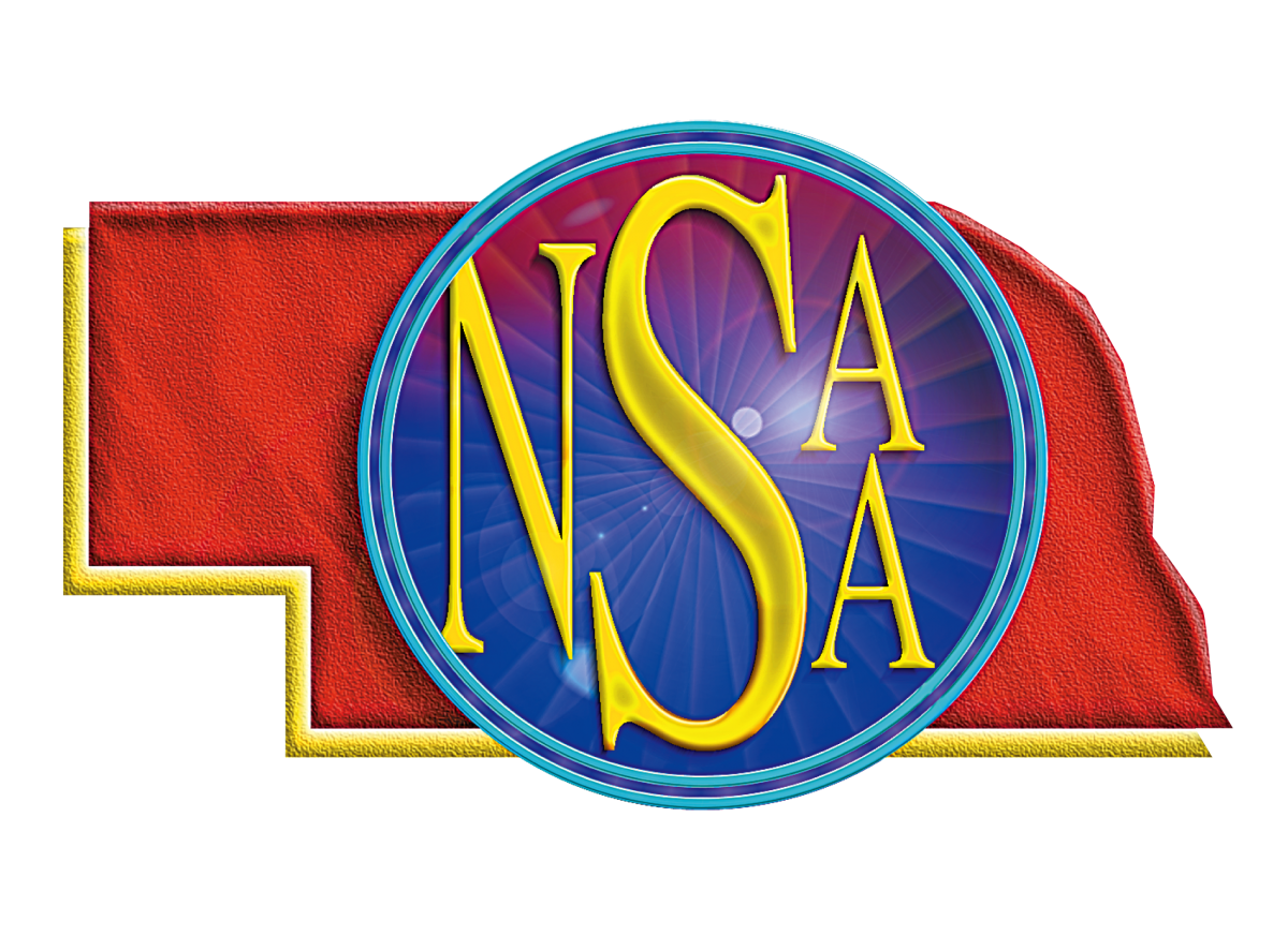 The logo of NSAA.