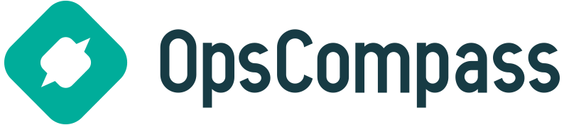 The logo of OpsCompass.