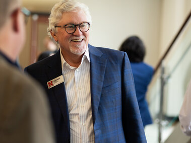 Photo of Jeff Raikes at Design Studio Showcase